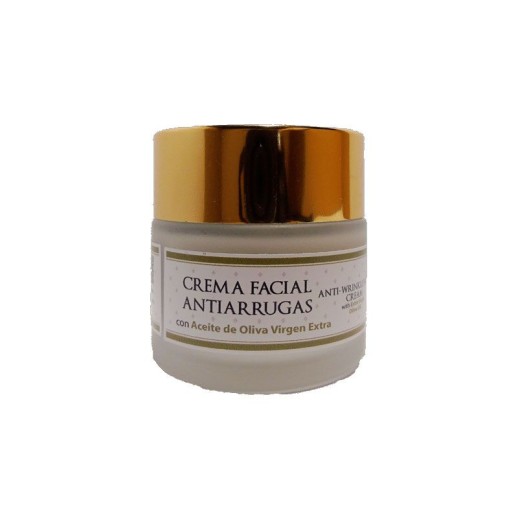 Crema Facial Antiarrugas con Aceite de Oliva Virgen Extra