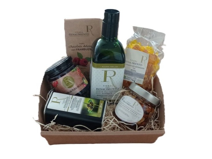 Cesta regalo pequeña Tierra de Renacimiento