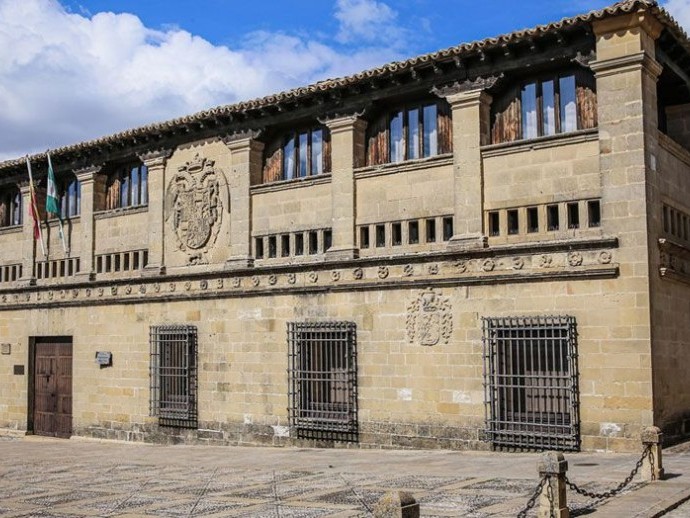 Plaza de los Leones en Baeza